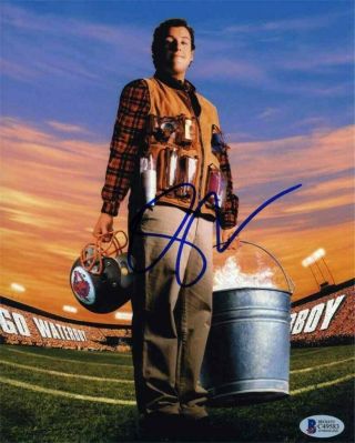 Adam Sandler Waterboy Autographed Signed 8x10 Photo Beckett Authentic Bas