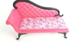 Mattel Pink Toy Sofa Love Seat Couch 2008 Pretend Play 2119hr
