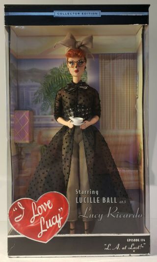 Lucille Ball As Lucy Ricardo 12 " Barbie Doll Episode 114 L.  A.  At Last Mattel