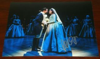 Phillipa Soo Signed Hamilton Broadway Romantic 8x10 Photo Autograph A