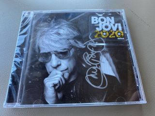 Bon Jovi " 2020 " Hand Signed Autographed Cd Ships