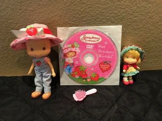 Strawberry Shortcake Bandai Berry Sweet Sisters Apple Dumplin 2002 W/ Dvd
