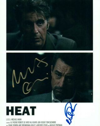Al Pacino Robert Deniro Autographed 8x10 Photo Signed Picture And Heat