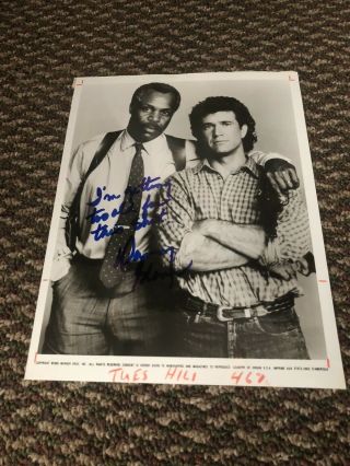 Danny Glover Lethal Weapon Press Photo Signed