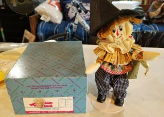 8 " Madame Alexander Scarecrow Doll (13230) The Wizard Of Oz 75th Anniversary