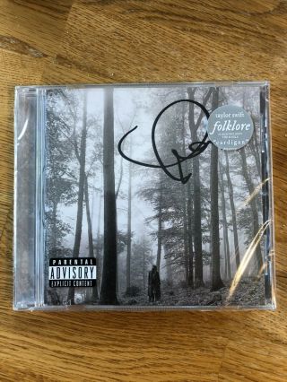 Taylor Swift Folklore Signed Cd