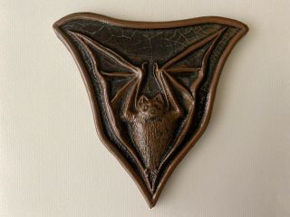 Mission Arts & Crafts Style Trikeenan Tileworks Ceramic Tile - Small Footed Bat