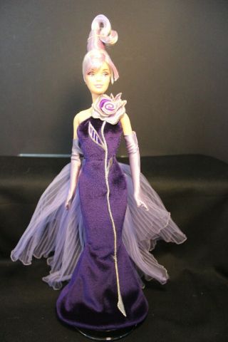 Barbie - Sterling Silver Rose By Bob Mackie - Avon Exclusive - 2001 Rfb