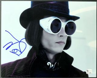 Johnny Depp Charlie & The Chocolate Factory Signed 8x10 Photo Autographed Ga