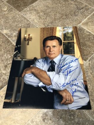 Martin Sheen The West Wing Signed Autographed 11x14 Photo Josiah Jed Bartlet Usa