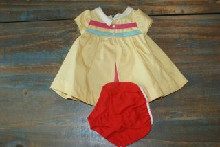 1961 Chatty Cathy Nursery School Dress Fashion 695