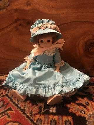 Madame Alexander 13  Blue Bonnet Doll By Owner