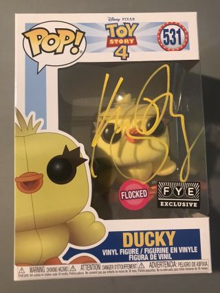Keegan Michael Key Signed Autographed Funko Pop In Person Ducky Toy Story 4
