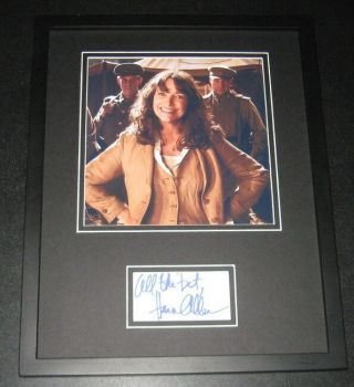 Karen Allen Indiana Jones Signed Framed 11x14 Photo Display Jsa