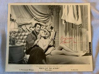 Dean Martin & Lana Turner Autographed " Who 
