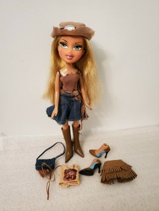 Bratz Doll Wild West Fianna With Hat Shoes Purse & Kiana 