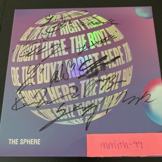 The Boyz Album Signed Album The Sphere (all Members Including Hwall)