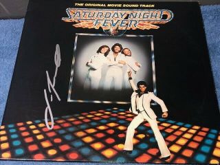 John Travolta Signed Autographed Saturday Night Fever Record Album Lp