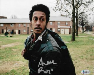 Andre Royo Autographed Signed The Wire Bubbles Bas 8x10 Photo