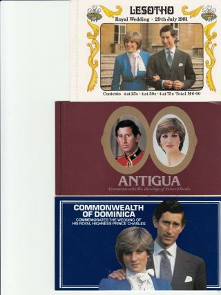 1981 Royal Wedding Prince Charles Lady Diana 20 Complete Booklets