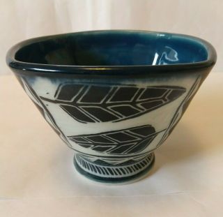 Christy Wert Pottery Bowl Made In Montana