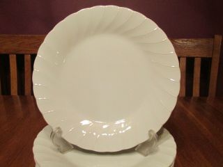Six Sheffield Bone White Porcelain China Dinner Plates (Japan) 2