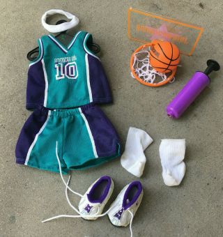 American Girl Basketball Uniform And Accessories