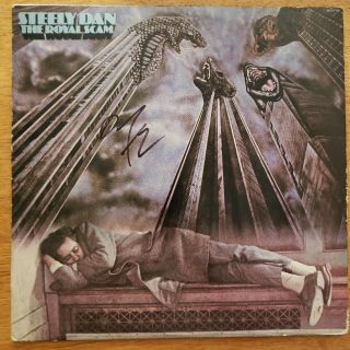Donald Fagen Steely Dan Signed Album The Royal Scam W/ Vinyl And Sleeve