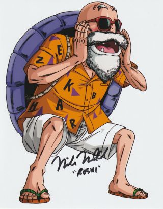 Mike Mcfarland Autograph 8x10 Dragon Ball Z Master Roshi Signed Photo