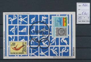 Lm64249 Bolivia 1980 Sports Olympics Good Sheet Mnh Cv 80 Eur