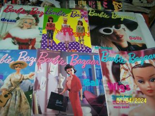1995 Barbie Bazaar Magazines Set Of 6