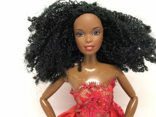 Barbie African American Curly Hair with Gala Dress Mattel 1991 2