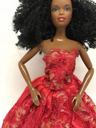 Barbie African American Curly Hair with Gala Dress Mattel 1991 3