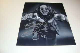 Ozzy Osbourne Signed Photo