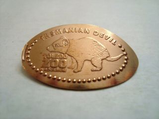 Toledo Zoo & Aquarium - Tasmanian Devil - - Elongated Copper Penny