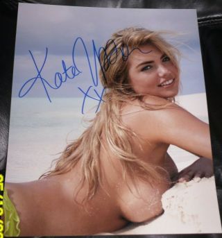 Kate Upton Signed Color 8 X 10 Photo Very Sexy