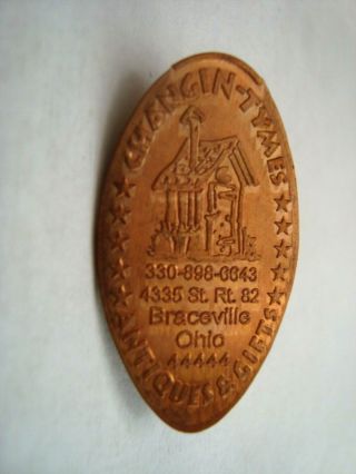 Changin - Tymes Antiques & Gifts Braceville,  Oh - - Elongated Copper Penny