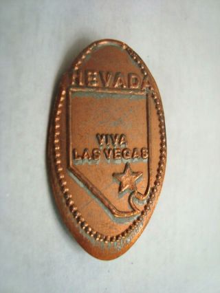 Nevada - Viva Las Vegas - - Elongated Zinc Penny