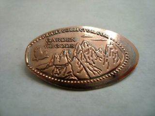 Garden Of The Gods Colorado Springs - Scenic - - Elongated Zinc Penny