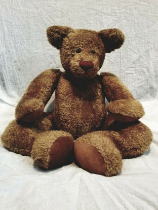 Tender Heart Treasures Ltd.  19 " Brown Jointed Plush Bear 1995