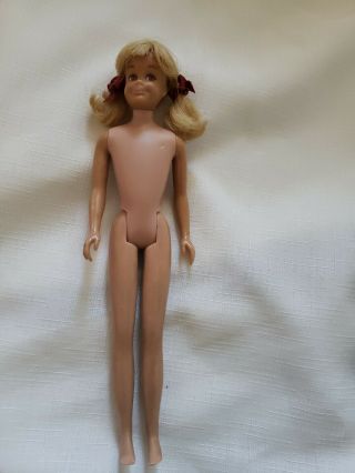 1963 Mattel Skooter Scooter Nude Doll - Barbie Sister Skipper 