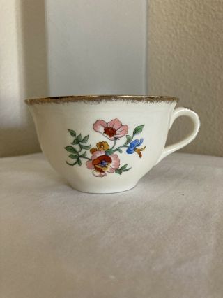 Vintage Alfred Meakin Fortune Telling Cup Of Knowledge Teacup England China 18kt