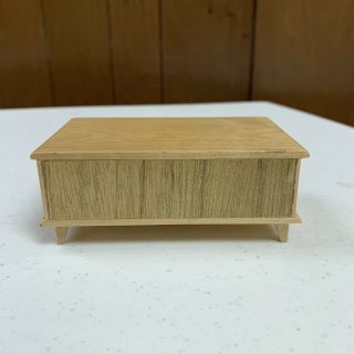 1:12 Dollhouse Miniature Living Room Furniture - Armoire Bookcase Coffee Table 3