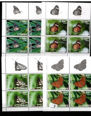 / 4x Samoa - Mnh - Nature - Butterflies - 2015