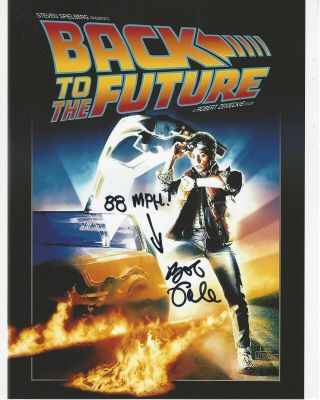 Back To The Future Writer Bob Gale Hand Signed 8x10 Photo Screenwriter Bttf