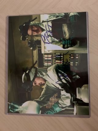 Breaking Bad Autograph Signed By Bryan Cranston And Aaron Paul