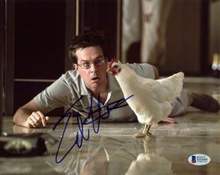 Ed Helms The Hangover Authentic Signed 8x10 Photo Autographed Bas E85604