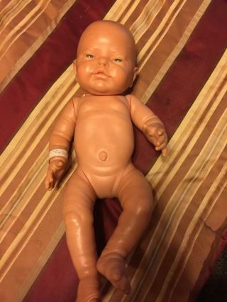 Vintage Berjusa Berenguer Anatomically Correct Baby Girl Doll 16 " Long Vinyl