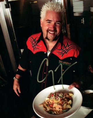 Guy Fieri Signed 8x10 Photo Cool Autographed Picture Includes