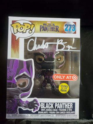 Chadwick Boseman Signed Funko Pop Black Panther Avengers Infinity War End Game